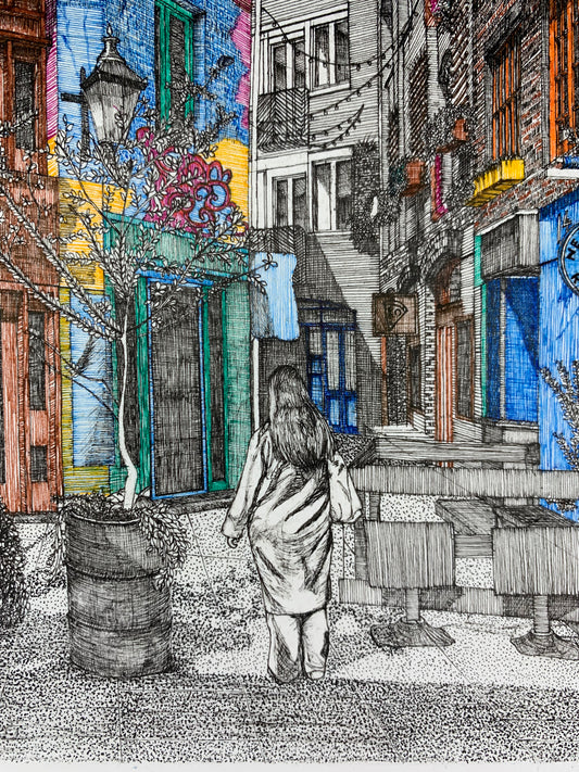 Neal's Yard Original Drawing