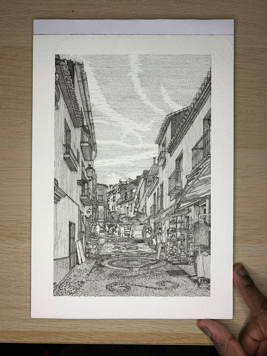 Frigiliana Original Drawing