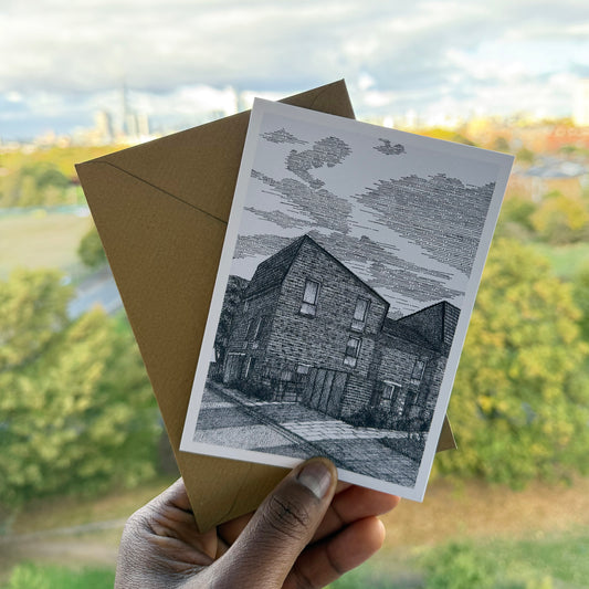 Goldsmith Houses Norwich Greeting Card (Single card)