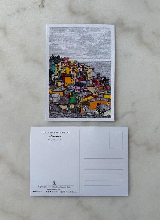 Manarola Fine Art Postcard (Single card)