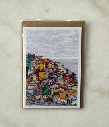 Manarola Greeting Card (Single card)
