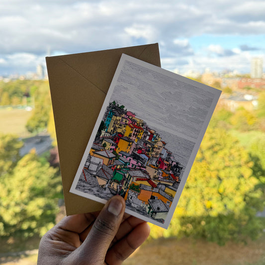 Manarola Greeting Card (Single card)