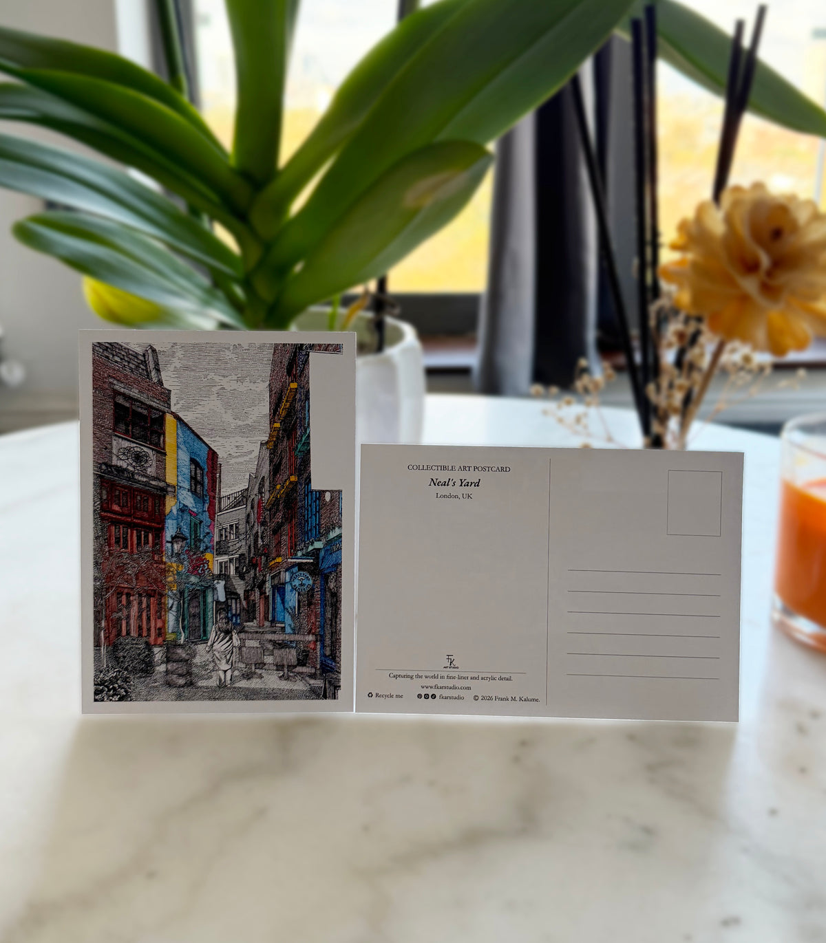 Neal's Yard Fine Art Postcard (Single card)