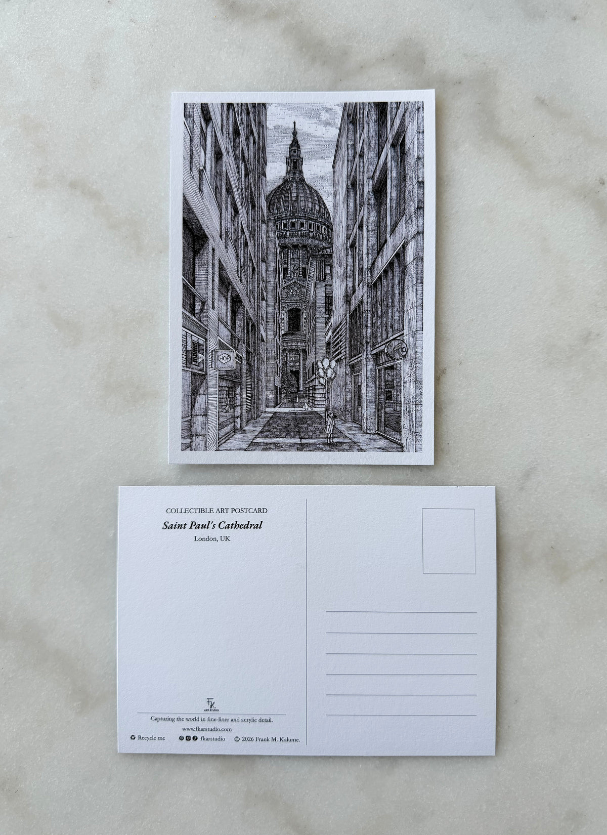 Saint Paul's Cathedral Postcard (Single Card)
