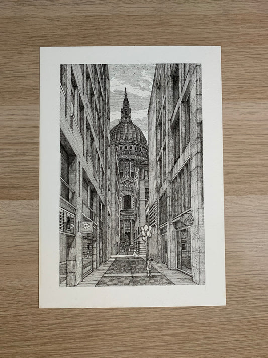 Saint Paul's Cathedral Original Drawing