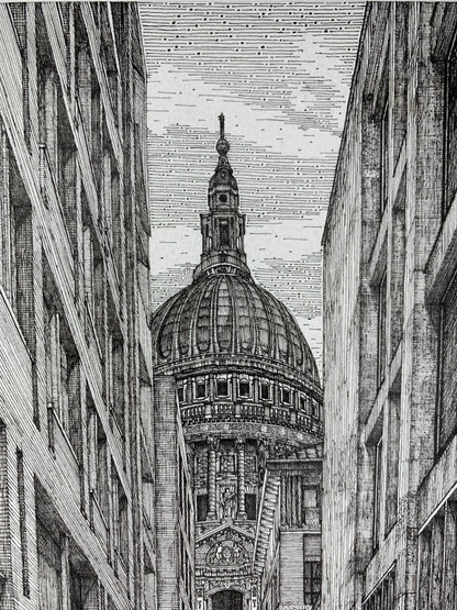 Saint Paul's Cathedral Original Drawing