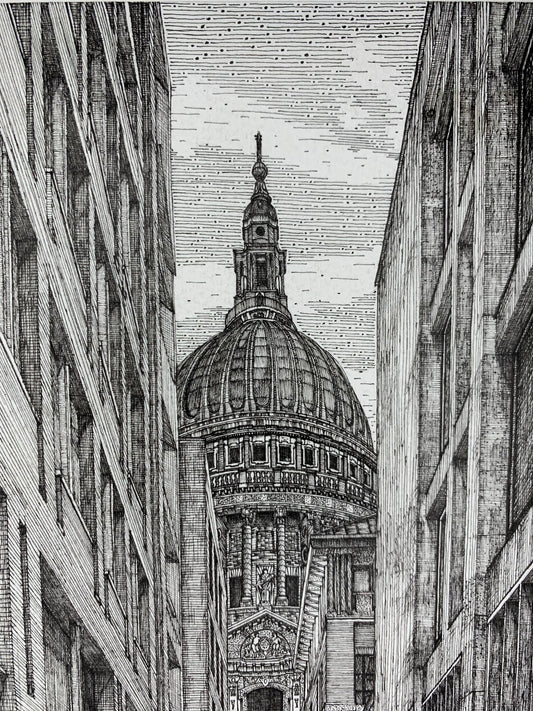 Saint Paul's Cathedral Original Drawing
