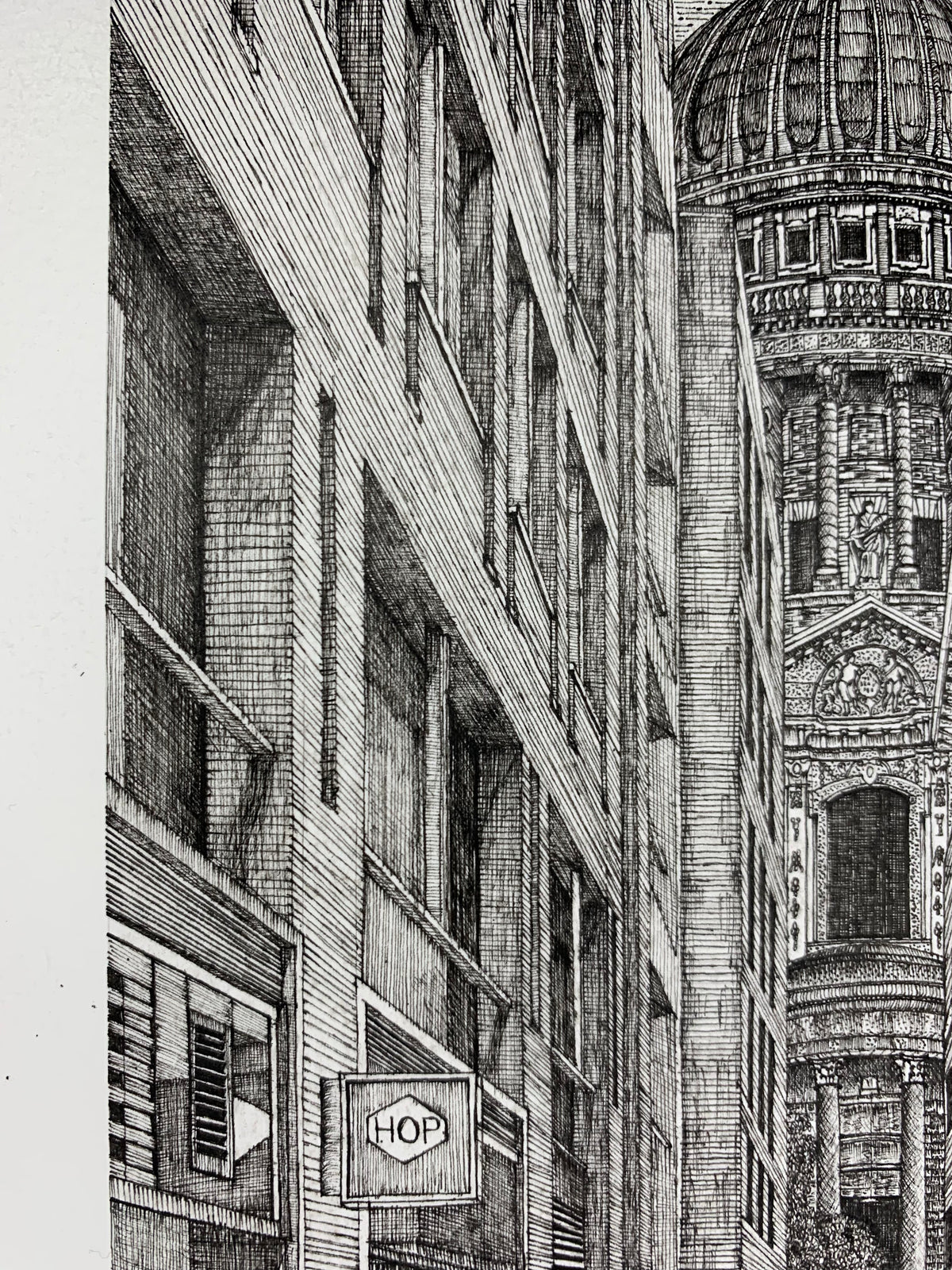 Saint Paul's Cathedral Original Drawing