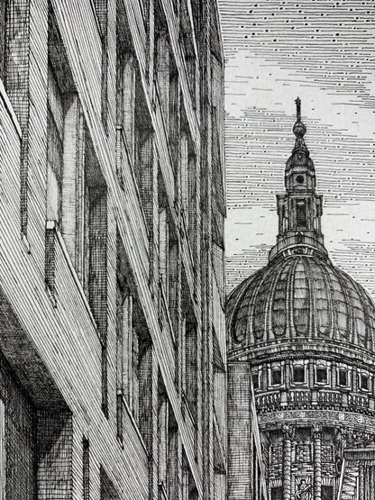 Saint Paul's Cathedral Original Drawing
